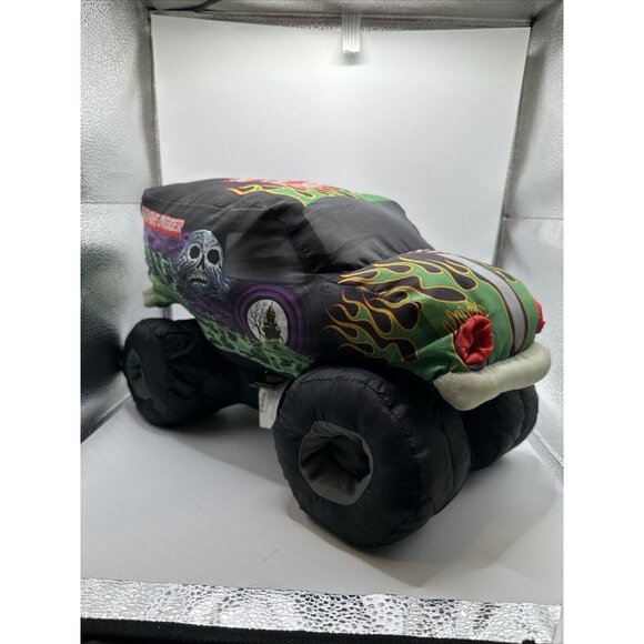 Monster Jam Grave Digger Bad to the Bone Monster Truck Plush Stuffed Animal 14” - Picture 1 of 14